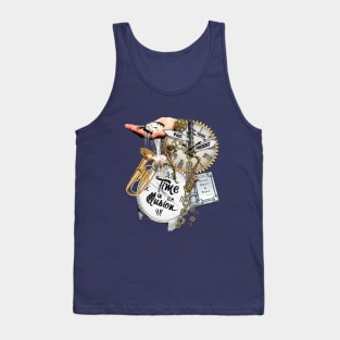 Steampunk Music Time illusions Tank Top